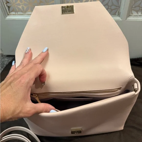 Kate spade Madison Ave pink leather flap satchel & wallet - Picture 5 of 11